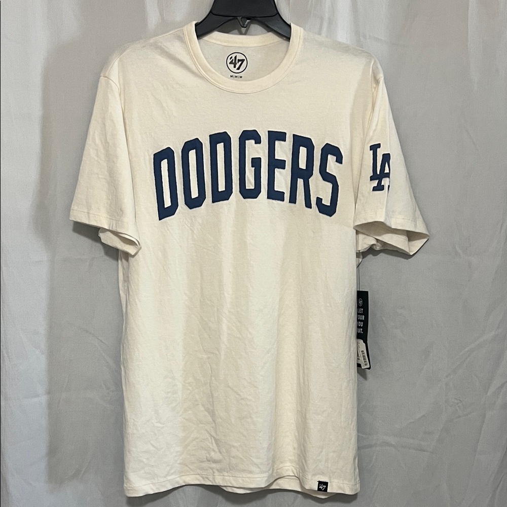 47 Cream and Blue Dodgers Tee